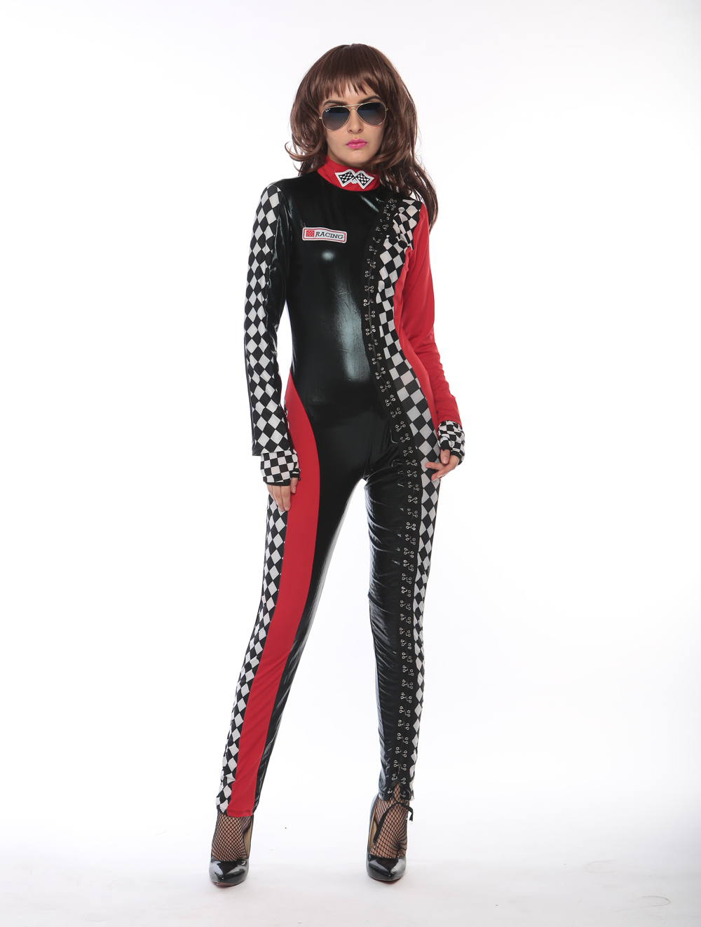 F1723 sexy race girl costume